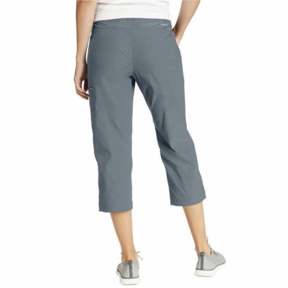Eddie Bauer Tech ‎Capri Pants Color Teal Size 12 - Picture 2 of 15